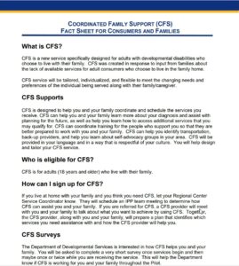 CFS Fact Sheet Image